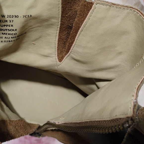 Olukai Kalulani Boot Seal Brown Mustang Distressed Boots Sz.7 Gently Worn - Picture 16 of 16